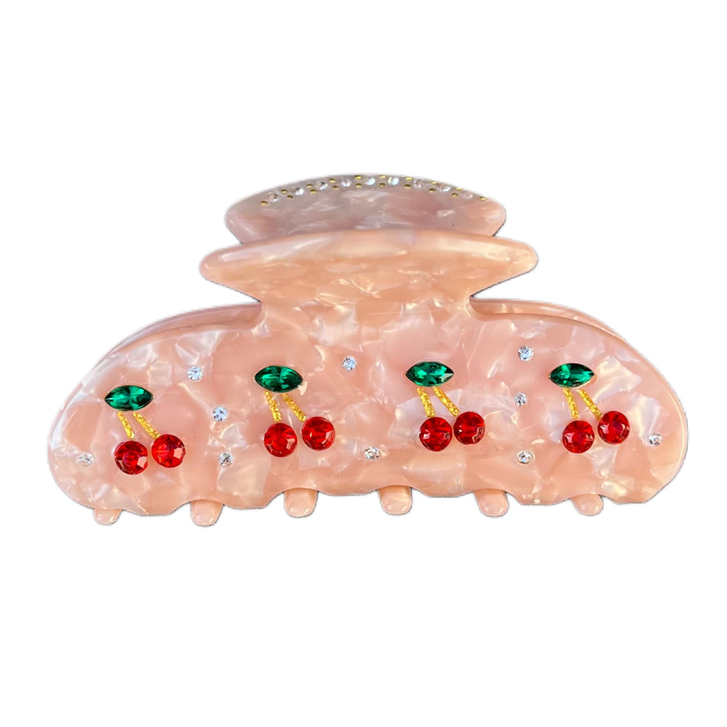 Pink Sweet Cherry Clip