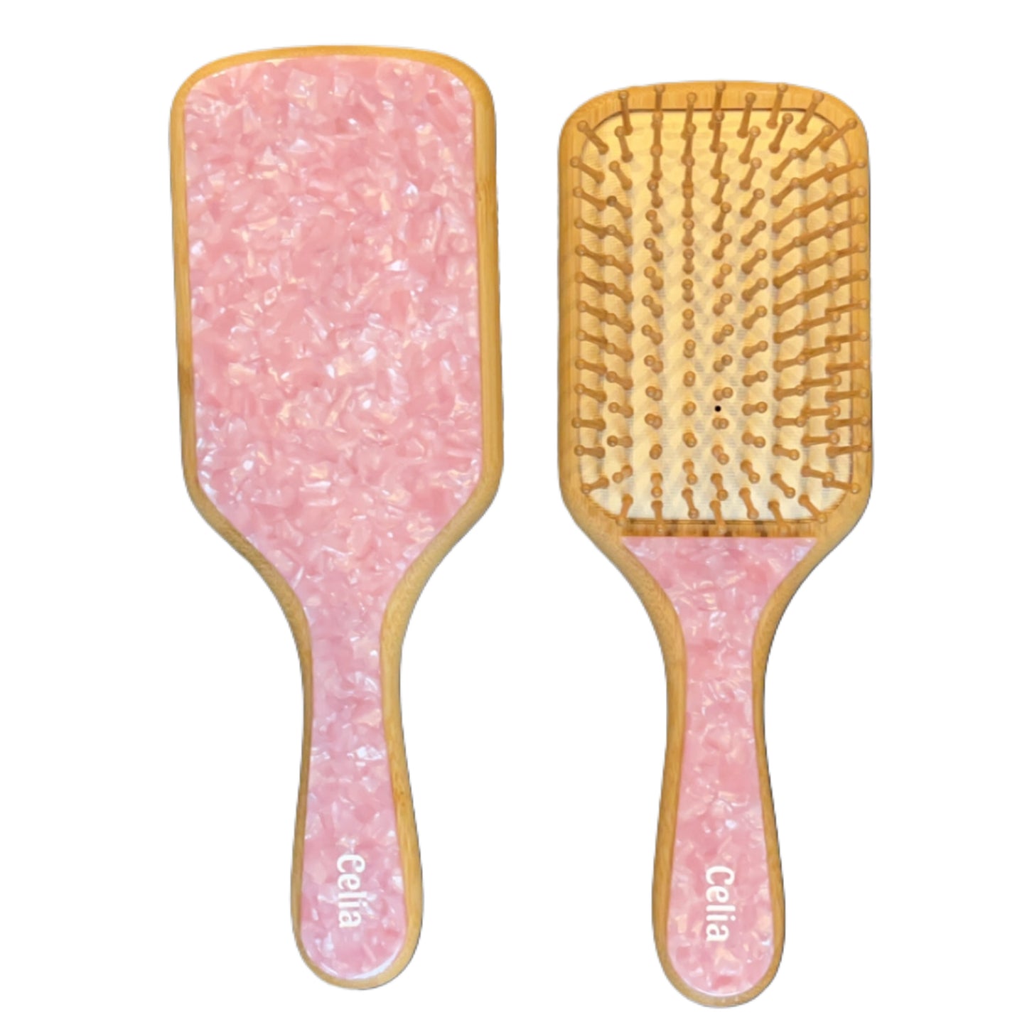 Pink Dust Bamboo Brush