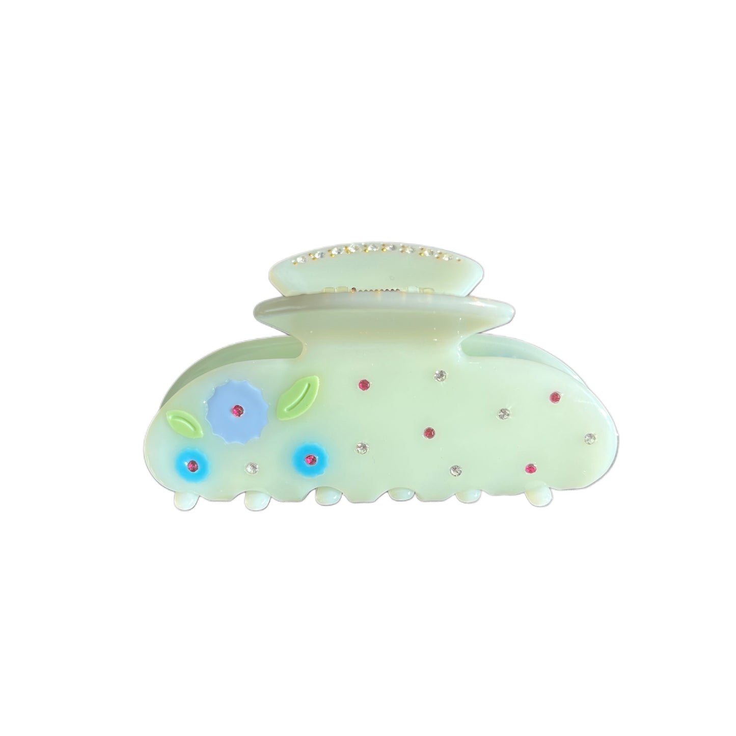 Mint Petal Clip