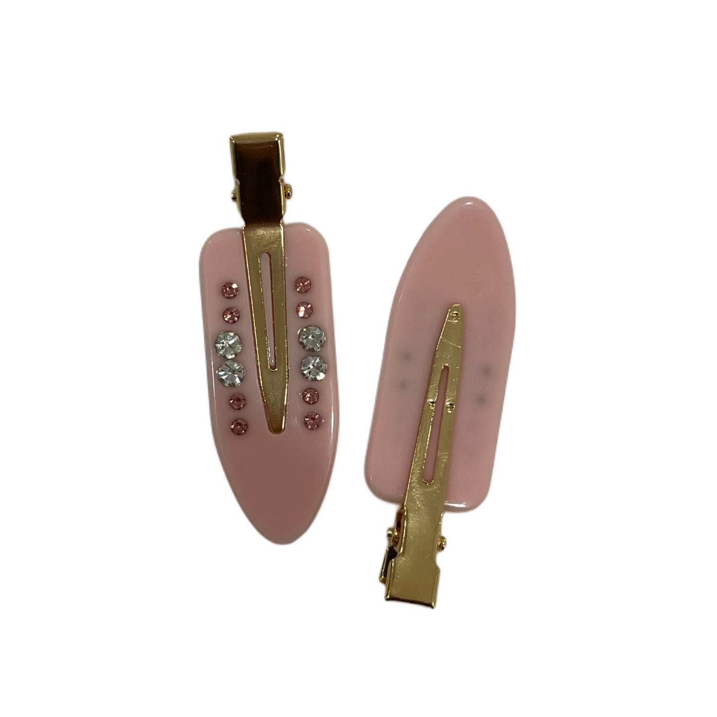 2 Blush Glow Barrettes