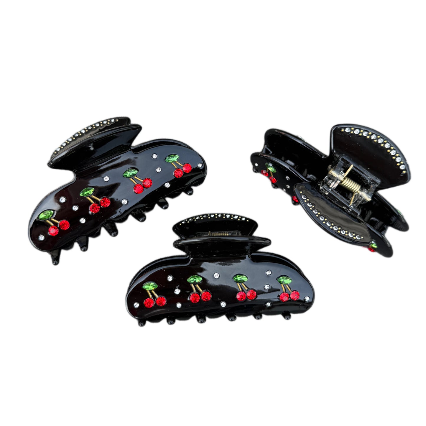 Black Sweet Cherry Clip