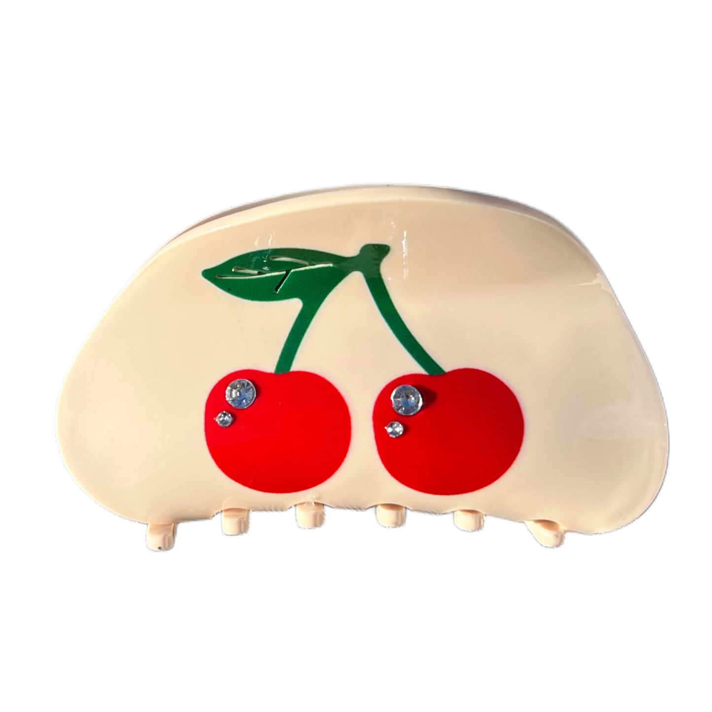 White Cherry On Top Clip