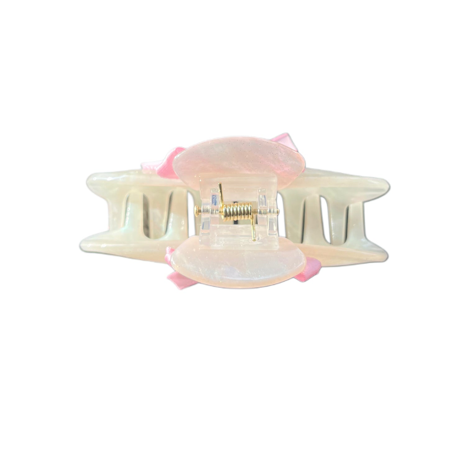 Pink Bow Tie Clip