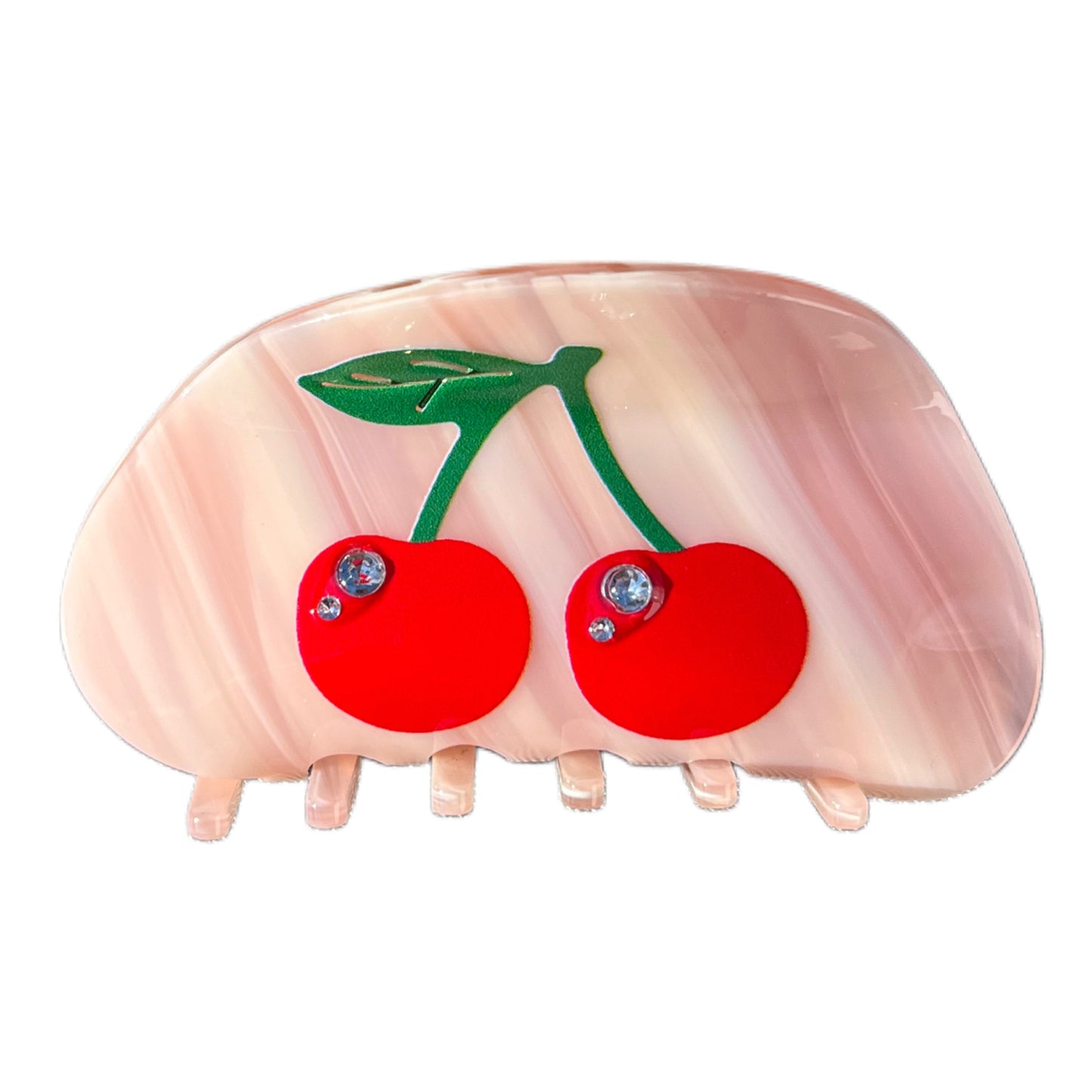 Pink Cherry On Top Clip