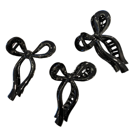 Black Ribbon Clip
