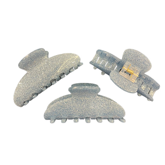 Blue Glitter Clip